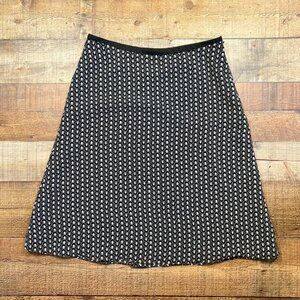 Geoffrey Beene Sport Black & White Lined Skirt size 6
